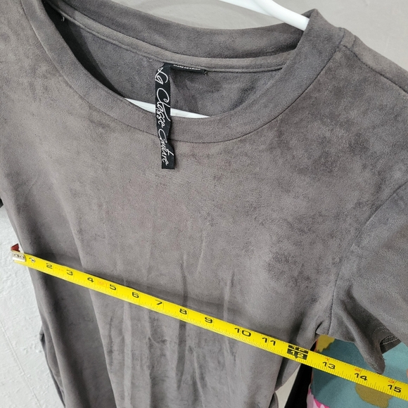 Suede la Classe couture dress - Picture 6 of 8